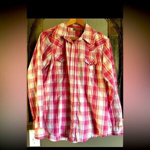 Wrangler western long sleeve shirt XL